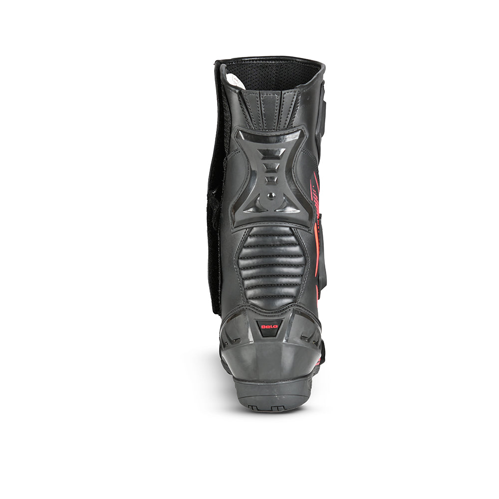 BELA Master Man Motorcycle Racing Boot Black Red