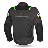 R-TECH SPIRAL MESH  MOTORCYCLE JACKETS MUD BLACK GREEN