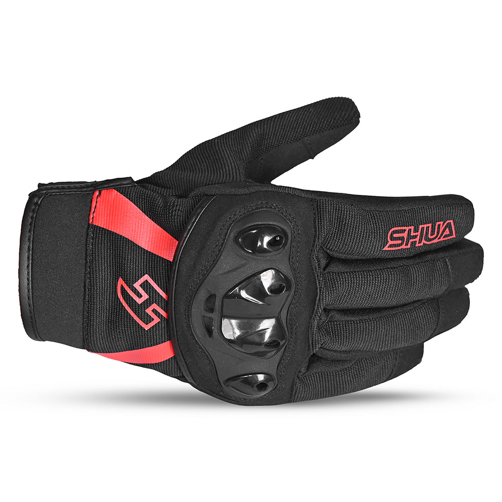 SHUA Shot - Gloves - Black Red 