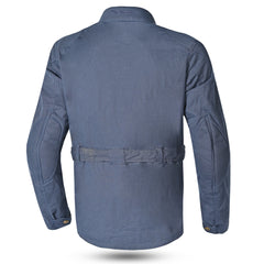 BELA Tactical Wax Cotton Urban Jacket Navy Blue back view