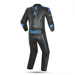 BELA Rocket Man Mix Kangaroo 1 PC Motorcycle Racing Suit Black Blue