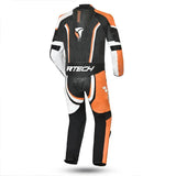 R-TECH Hawk 1PC Motorcycle Racing Leather Suits Balck White Orange