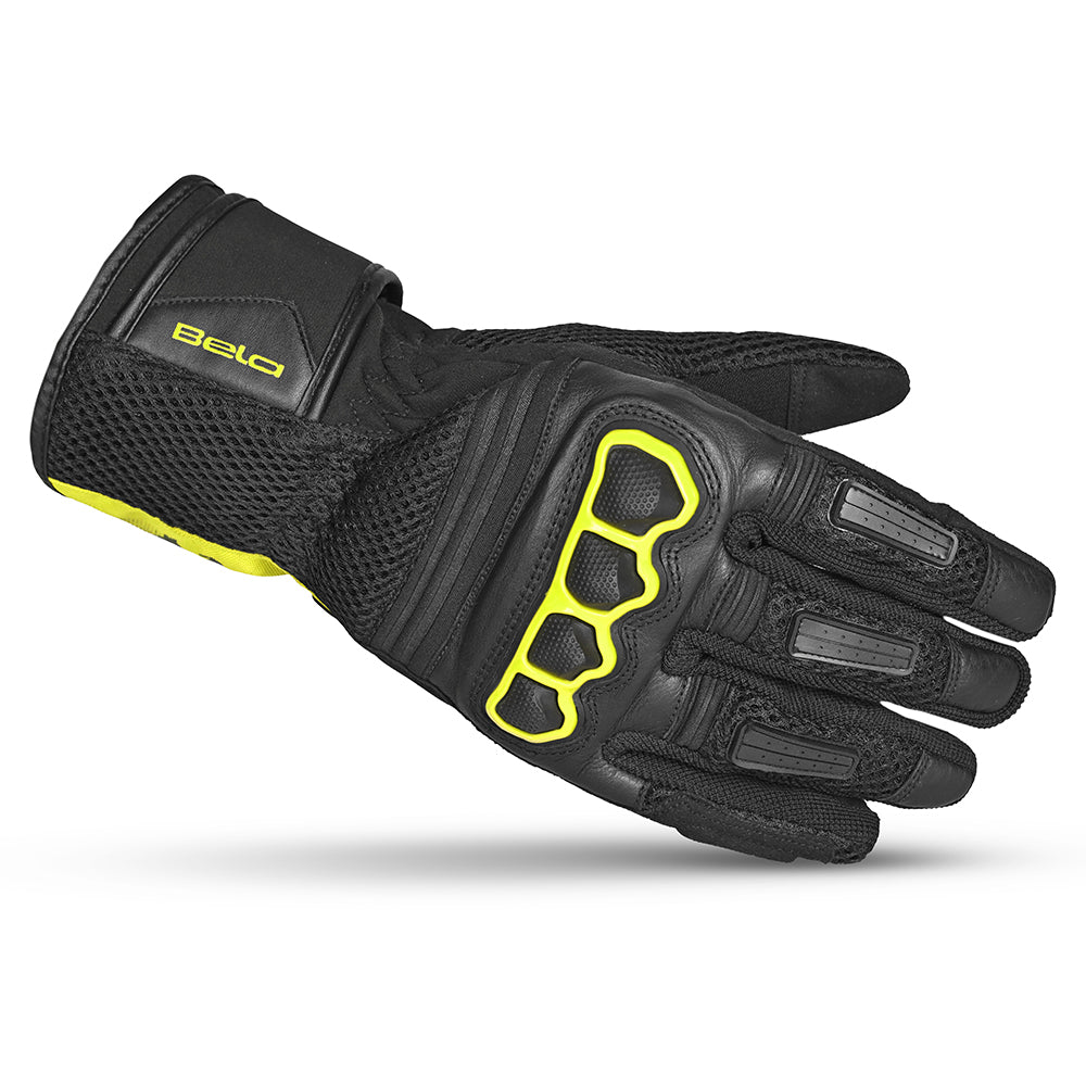 BELA Twix - Gloves - Black Yellow Flouro 