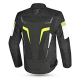 Bela Sprinter Men Motorcycle Textile Jacket Black/Yellow Fluro