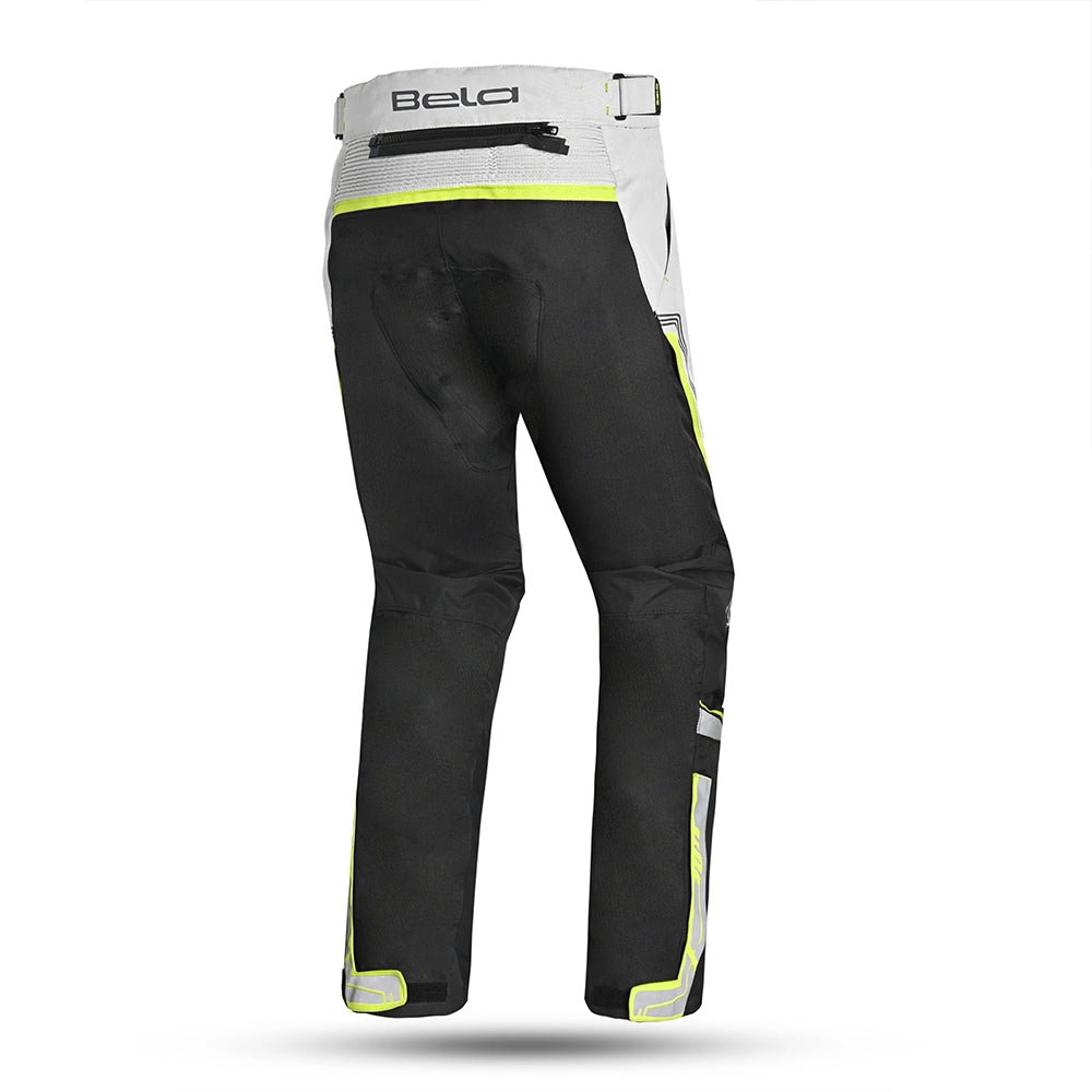 BELA Tour To Snow Motorcycle Textile Pant - Black Ice Yellow 