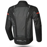 Bela Artrex Touring Motorcycle Textile Jacket Black Grey Red