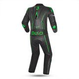 BELA Rocket Man Mix Kangaroo 1 PC Motorcycle Racing Suit Black Green 