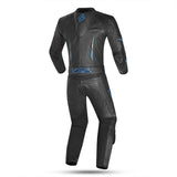 SHUA Infinity 2.0 - 1 PC Motorcycle Racing Leather Suit - Black Blue 