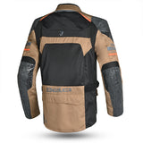 BELA Onsaker Motorcycle Textile Jacket - Sand Black Orange 