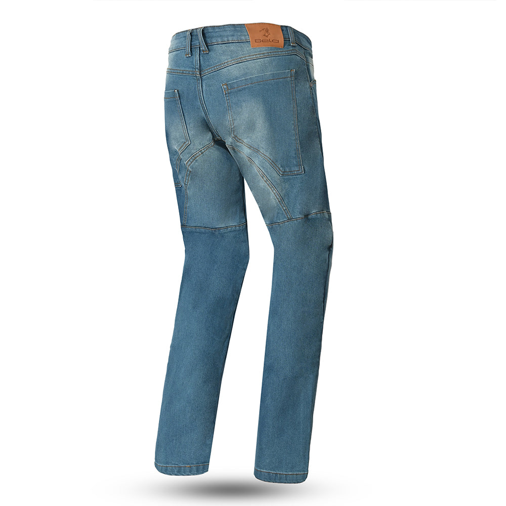 BELA Rocker - Denim Jeans - Light Blue - MaximomotoUK side 