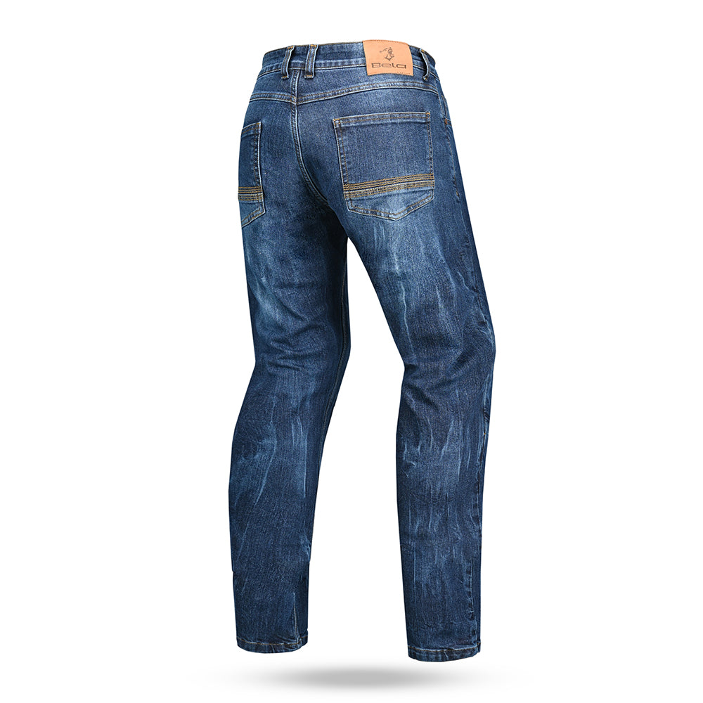 BELA RIO PANTALON DE HOMBRE DENIM JEANS TIE & DYE AZUL 