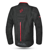 SHUA Gravity Mesh Summer Motorcycle Jacket Black Red