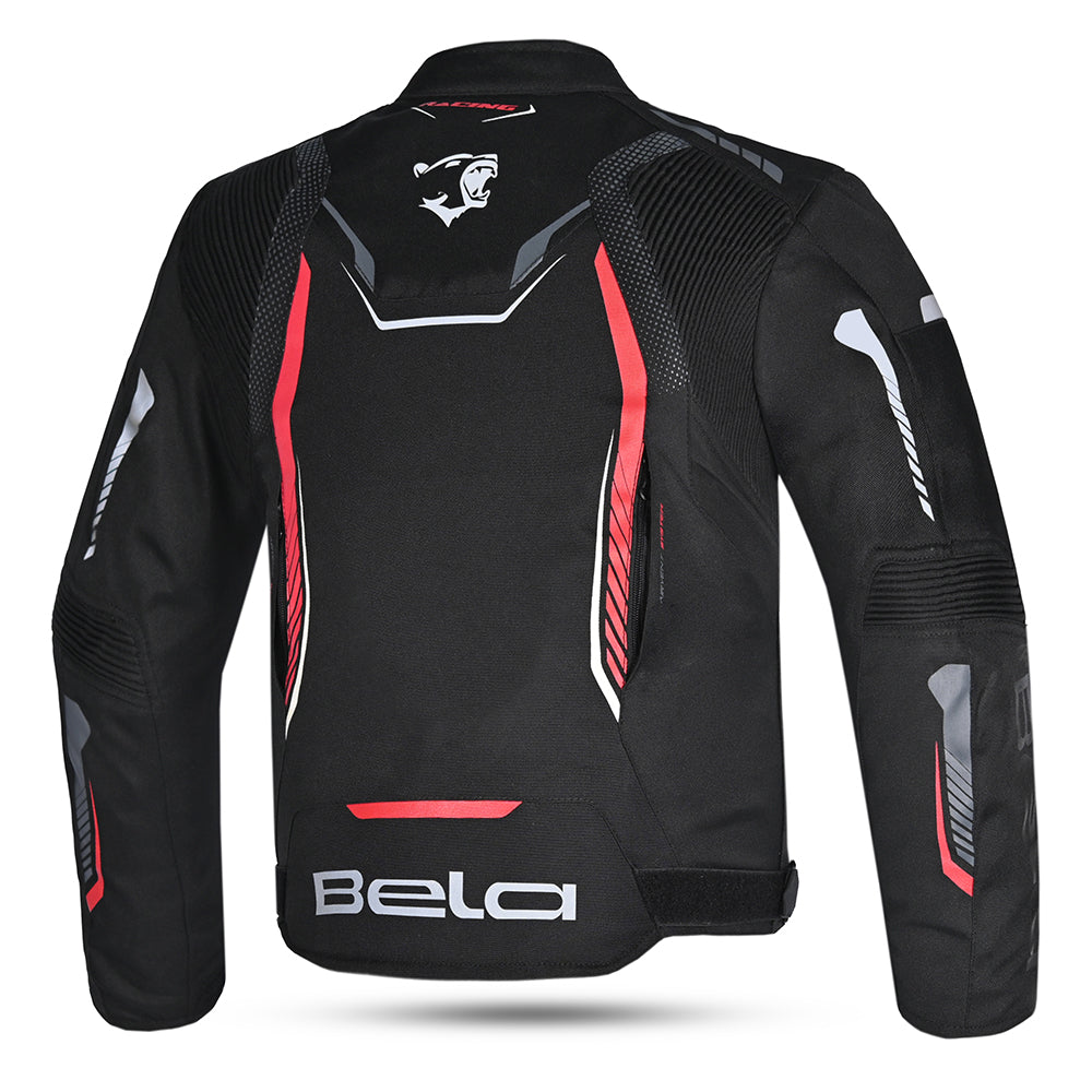 BELA Star youth Kids Motorcycle Jacket Black 