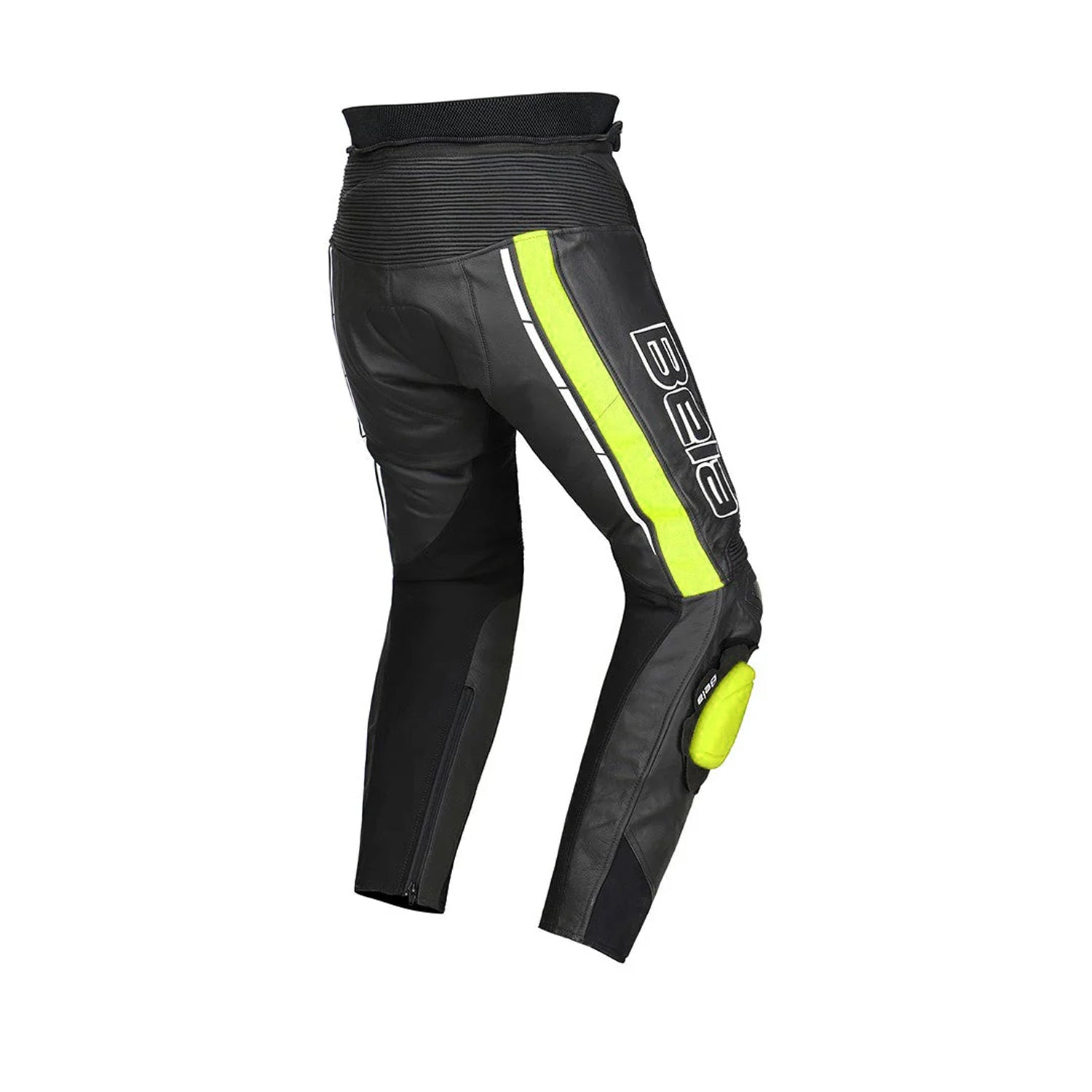 Bela Rocket Lady Leather Trousers Moto Women Black/Yellow