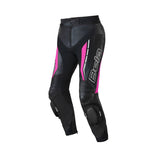 Bela Rocket Lady Motorcycle Leather Pants Black/Pink