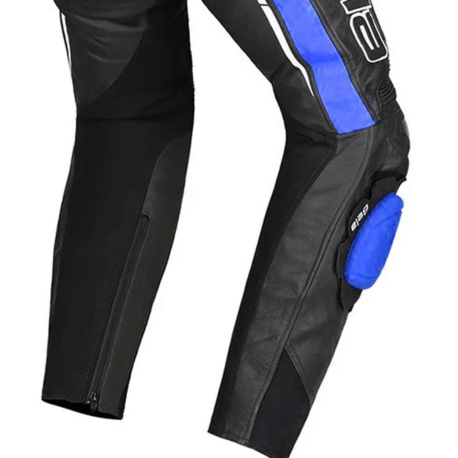 Bela Rocket Man Motorcycle Leather Pants Black/Blue