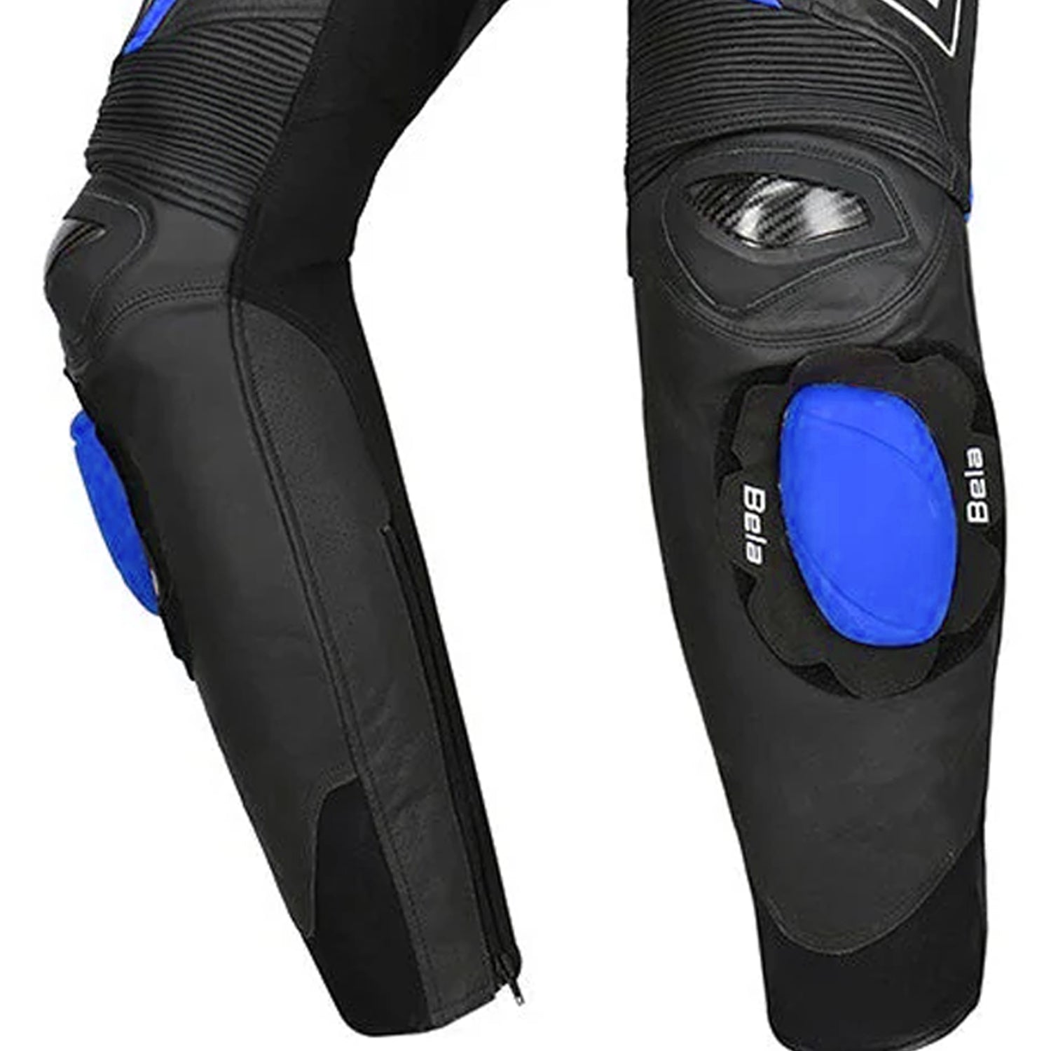 Bela Rocket Man Motorcycle Leather Pants Black/Blue