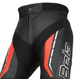 Bela Rocket Men Motorcycle Leather Pant Black/Red