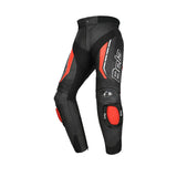 Bela Rocket Men Motorcycle Leather Pant Black/Red