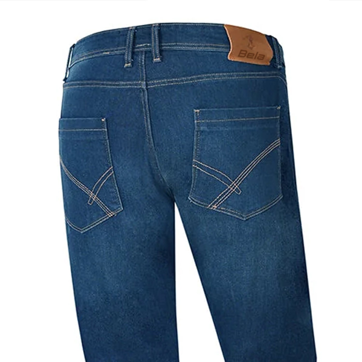Bela Tough Rider Single-Layer Denim Jeans 34L Random Blue