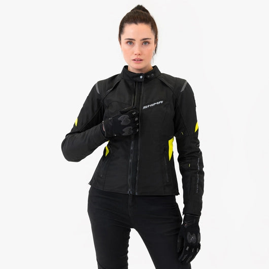 SHIMA RUSH 2.0 LADY WATERPROOF MOTORCYCLE JACKET BLACK