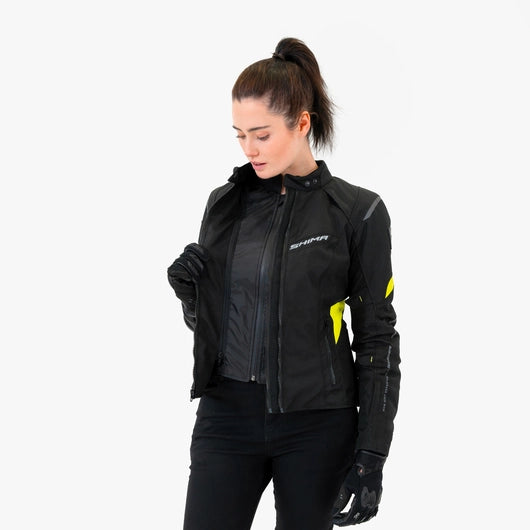 SHIMA RUSH 2.0 LADY WATERPROOF MOTORCYCLE JACKET BLACK