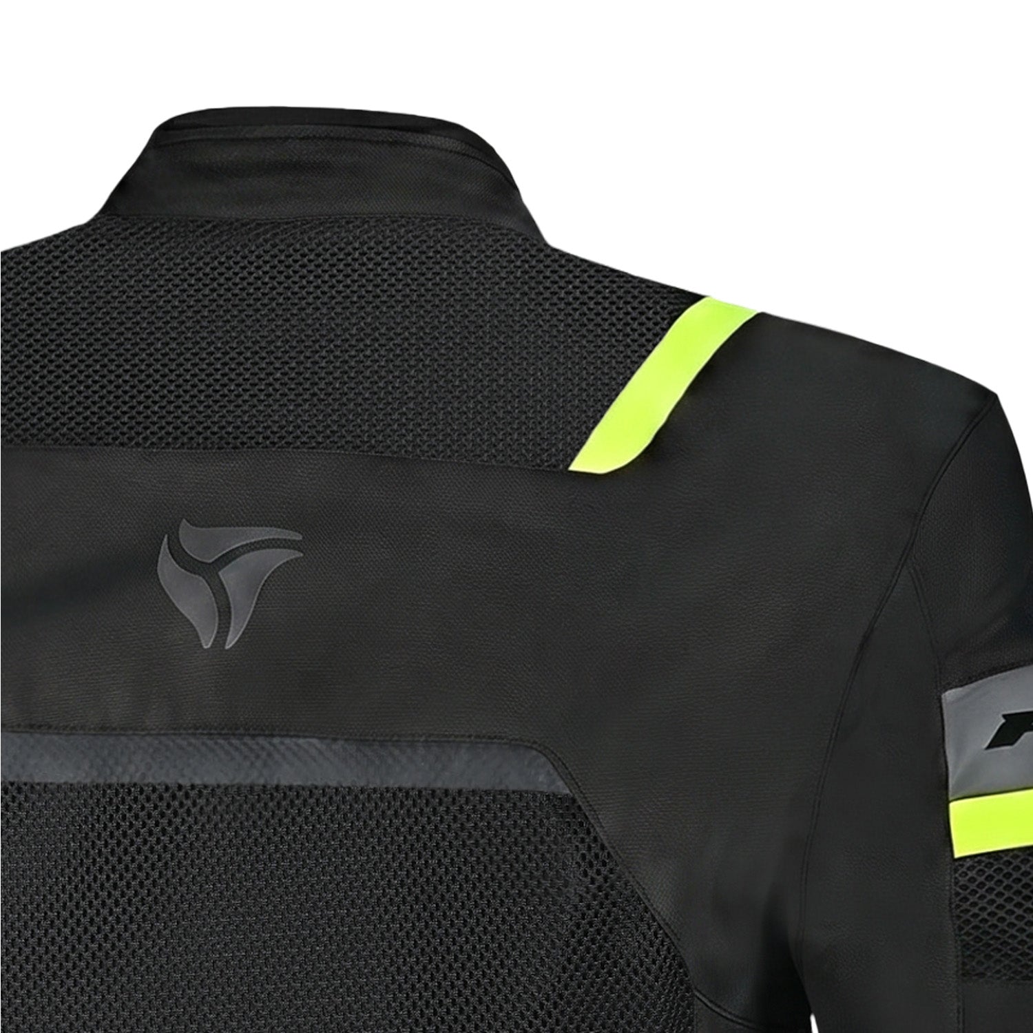 R-TECH SPIRAL MESH Summer Motorcycle Textile Jacket Black Yellow