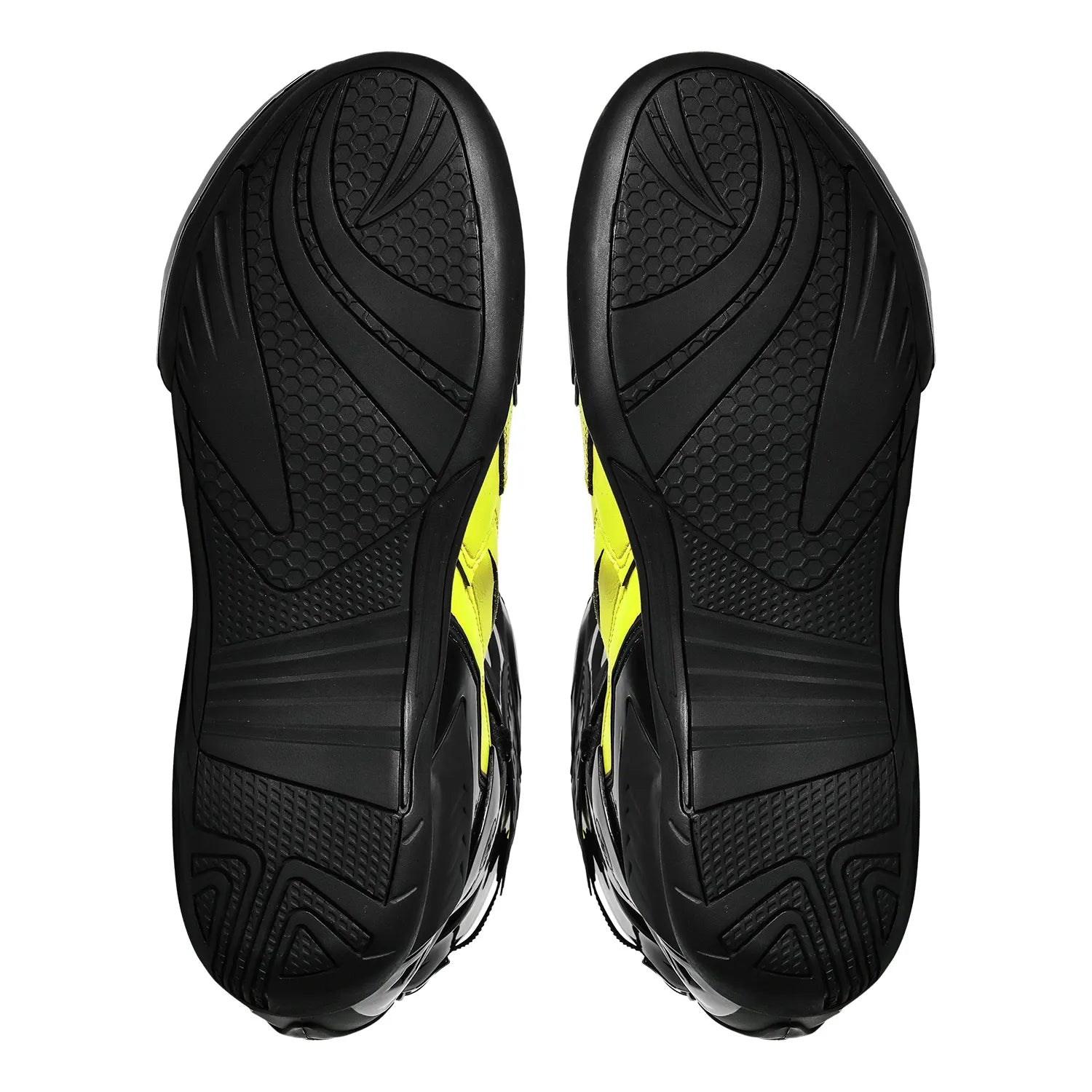 BELA Speedo 2.0 Motorcycle Racing Leather Boots Black/Fluor Yellow