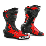 BELA Speedo 2.0 Motorcycle Leather Boots Black/Red