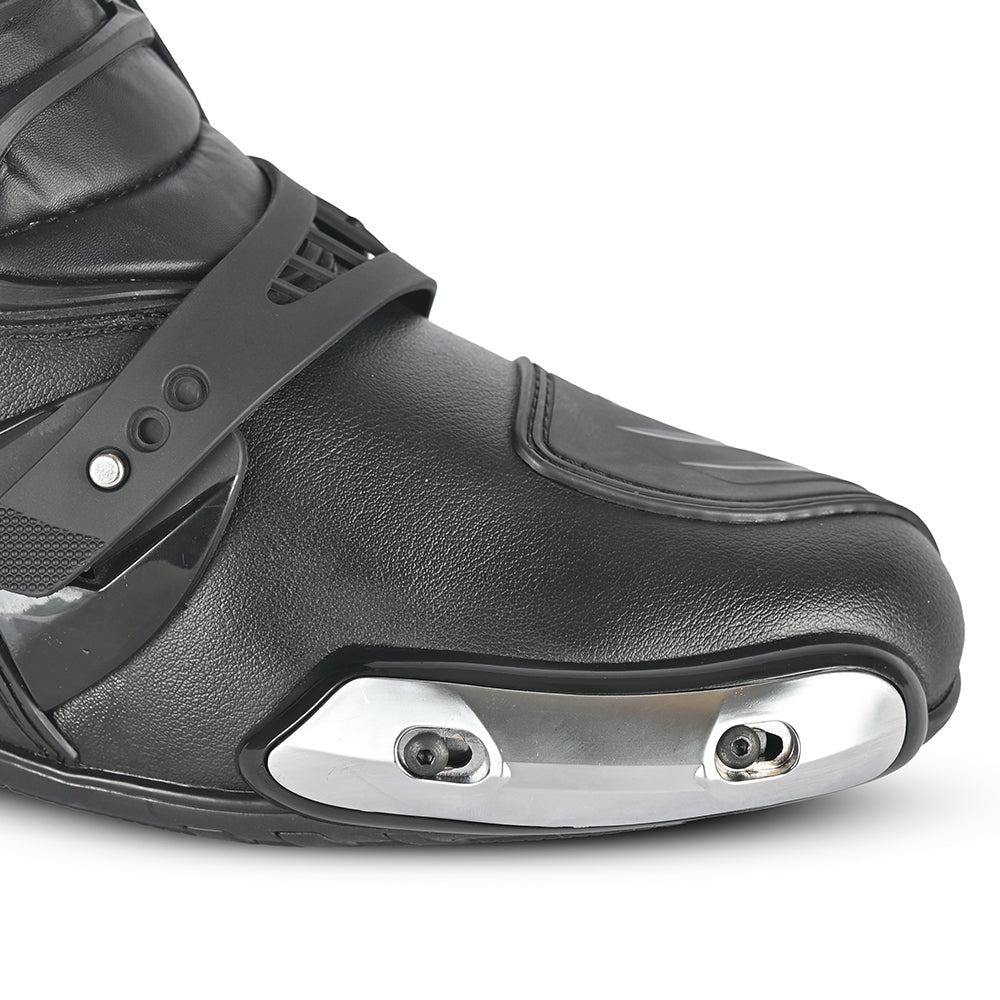 BELA RACE PRO MOTORCYCLE RACING LEATHER BOOTS BLACK