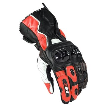 Ls2 Swift Racing Gloves Black White Red 