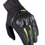 Ls2 Kubra Man Gloves Anthracite H-V Yellow 