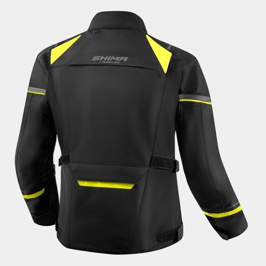 SHIMA RUNNER MEN MOTORCYCLE TEXTILE JACKET FLUO