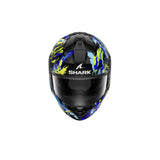 SHARK INTEGRAL CASCO RIDILL 2 RAGING BEAST Negro Azul Verde