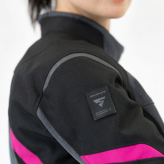 SHIMA RUSH 2.0 LADY VENTED MOTORCYCLE JACKET PINK