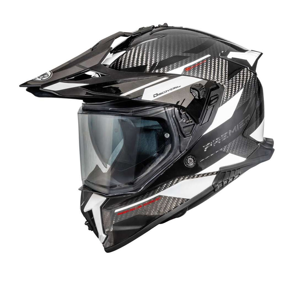 Premier DISCOVERY Carbon EA8 Adventure Motorcycle Helmet