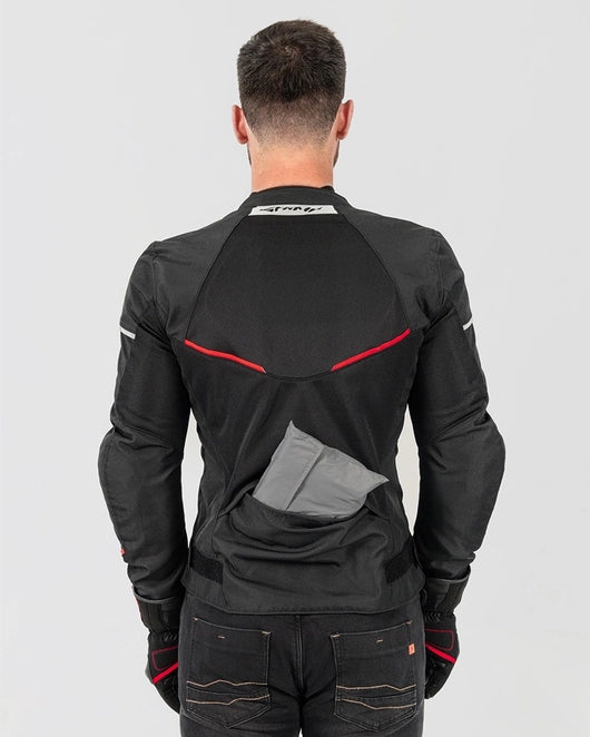 SHIMA X-MESH 2.0 MAN MOTORCYCLE TEXTILE JACKET BLACK