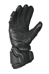 bela venom rs racing black gloves front side view