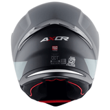 AXOR HUNTER TURBO FULL FACE MOTORCYCLE HELMET BLACK MATTE_GRAY