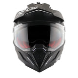 AXOR X-CROSS SPORT DUAL VISOR MOTORCYCLE HELMET BLACK MATTE