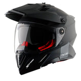 AXOR X-CROSS SPORT DUAL VISOR MOTORCYCLE HELMET BLACK MATTE