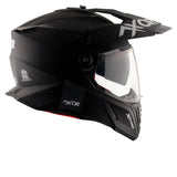 AXOR X-CROSS SPORT DUAL VISOR MOTORCYCLE HELMET BLACK MATTE