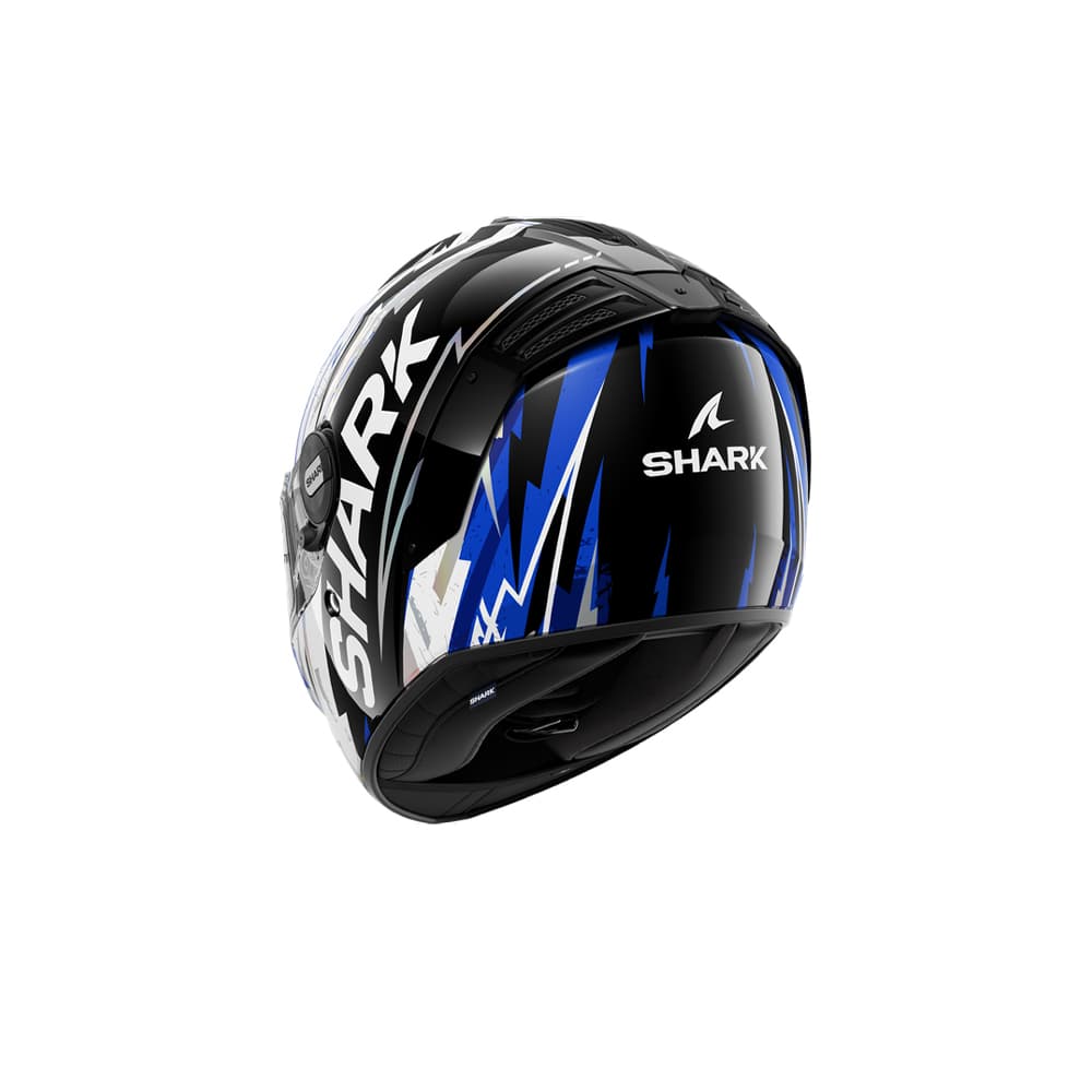 SHARK CASCO INTEGRAL SPARTAN RS HIBOLT Negro Azul Cromado