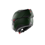 SHARK OXO BLANK MOTOCICLETA ABATIBLE CASCO VERDE OSCURO