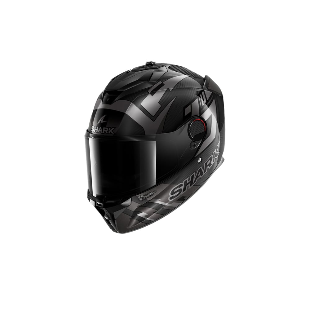 SHARK SPARTAN GT PRO CARBON ZARCO TRACK RACER Carbono Antracita Cromado