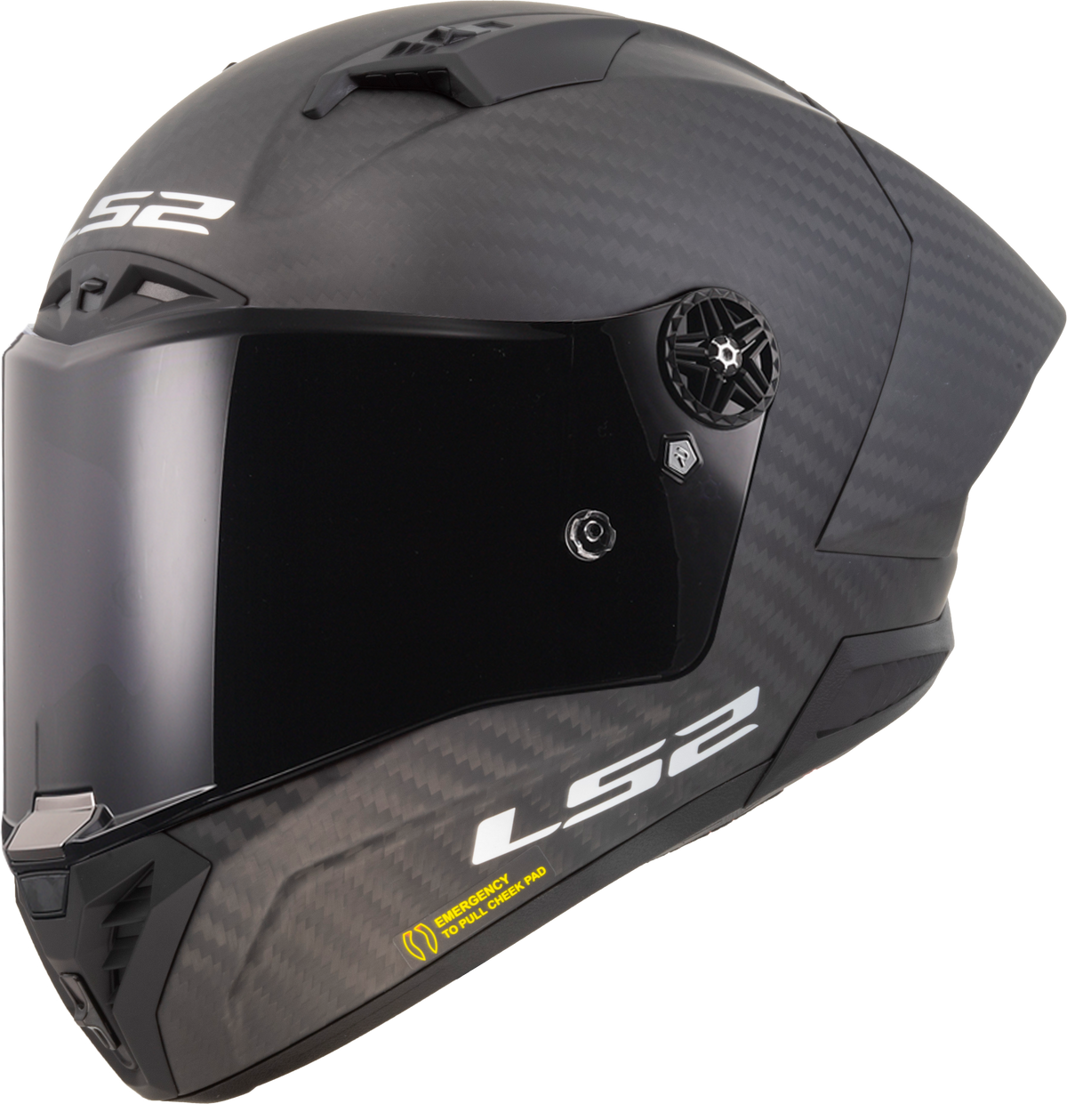 LS2 FF805 Thunder GP Aero Spoiler Full Face Carbon Motorcycle Helmets Matt maximomoto.uk!