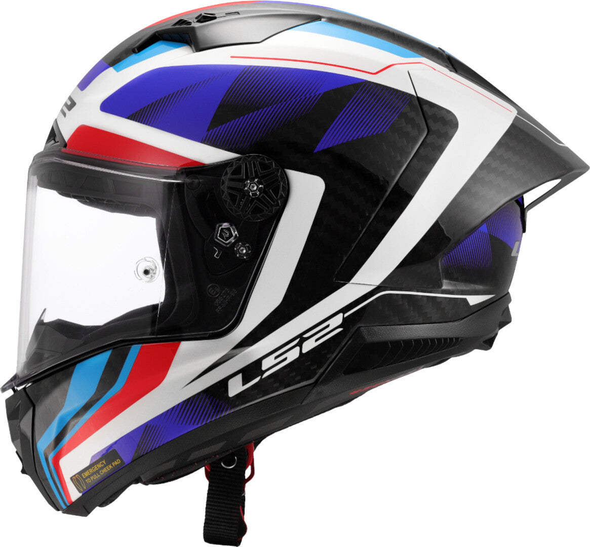 LS2 FF805 Thunder GP Aero  Full Face Motorcycle Helmet Raute Blue Red-06 