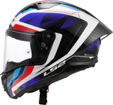 LS2 FF805 Thunder GP Aero  Full Face Motorcycle Helmet Raute Blue Red-06 