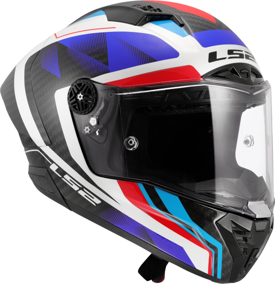 LS2 FF805 Thunder GP Aero  Full Face Motorcycle Helmet Raute Blue Red-06 