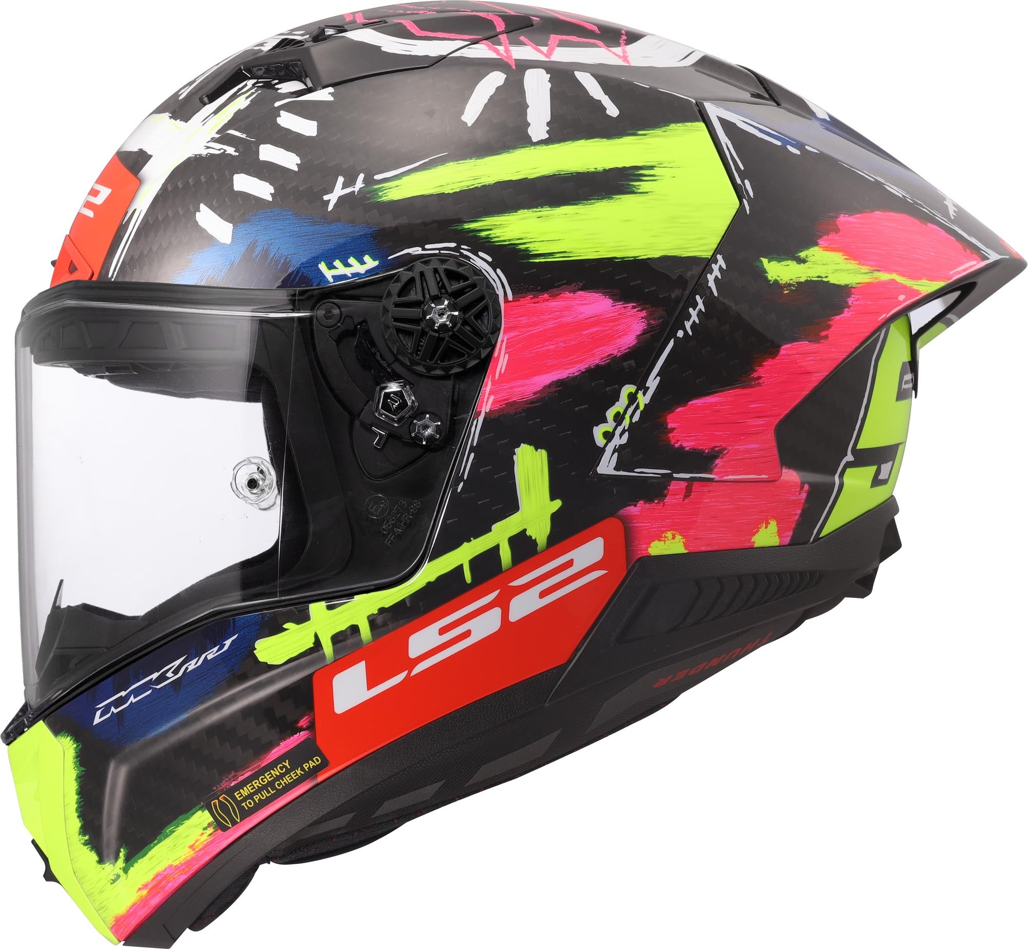 LS2 FF805 THUNDER GP AERO MOTORCYCLE FULL FACE RACING HELMET